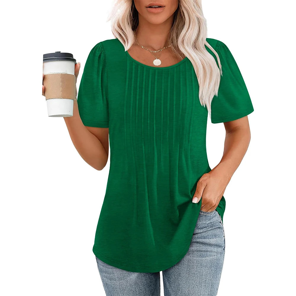 Sienna | Women's Short Sleeve Round Neck Top