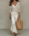 Simone | Women's Strappy Sleeveless V Neck Maxi Dress