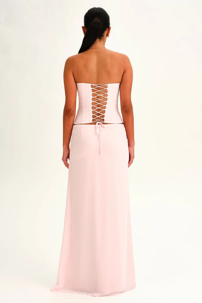 Sonia | Women’s Off Shoulder High Waisted Open Back Two Piece Set