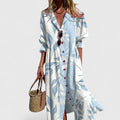 Susan | Women’s Summer V Neck Flowy Boho Dress