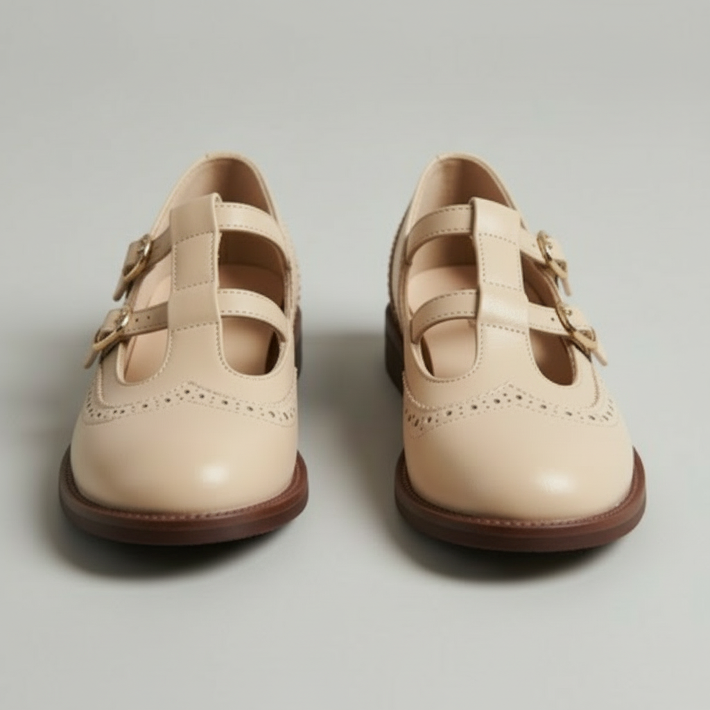 Adena | Women's Buckle Strap Closed Toe Mary Jane Shoes