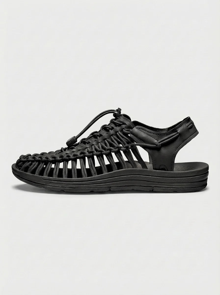 Theo | Men’s Round Toe Adjustable Strap Summer Sandals