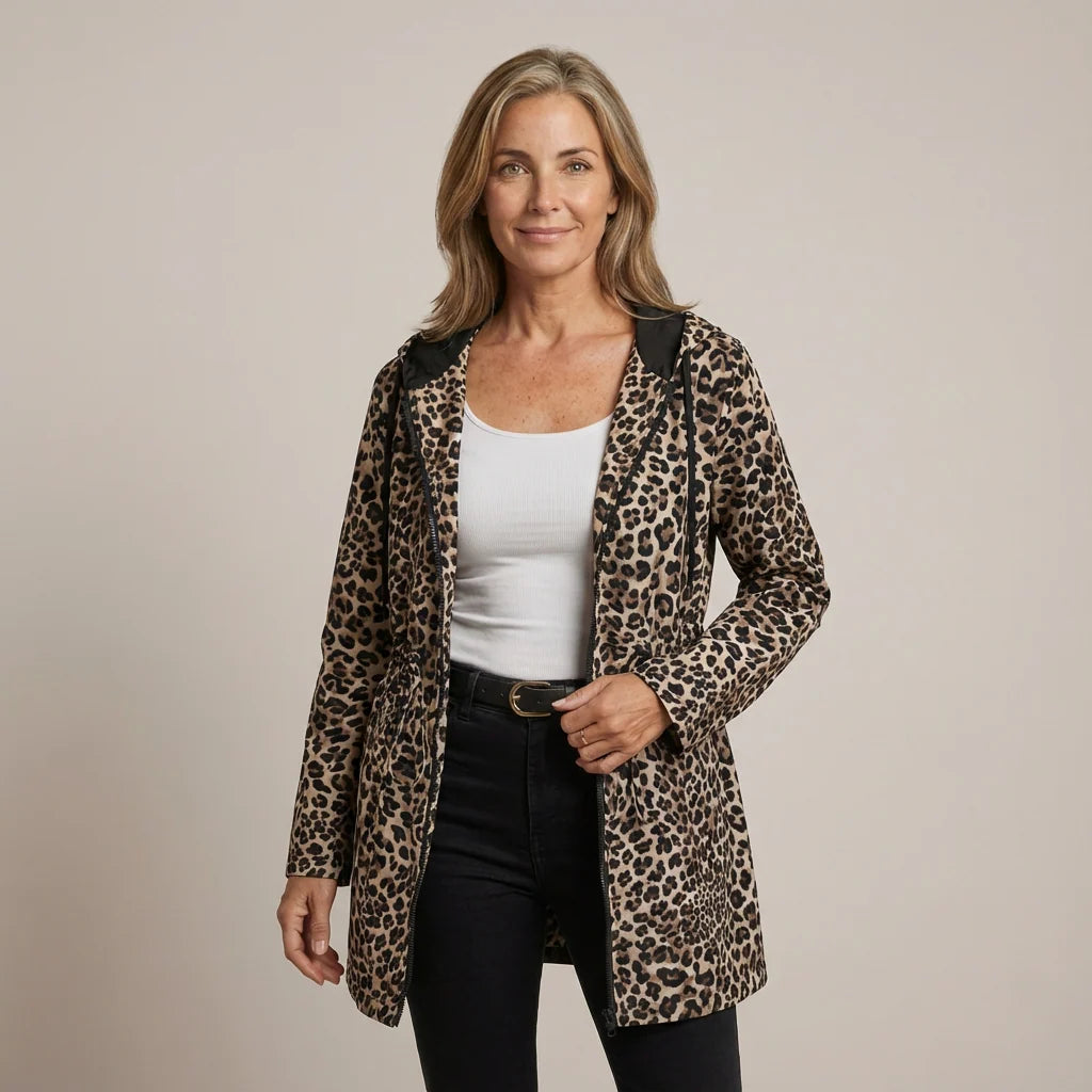 Trisha | Women’s Long Sleeve Reversible Hooded Zip Front Jacket